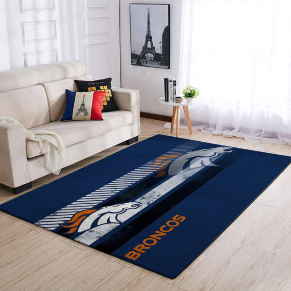 Denver Broncos Rug Living Room Rug Floor Rug Regtangle Carpet