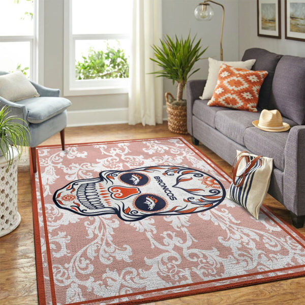 Denver Broncos Rug Living Room Rug Floor Rug Regtangle Carpet
