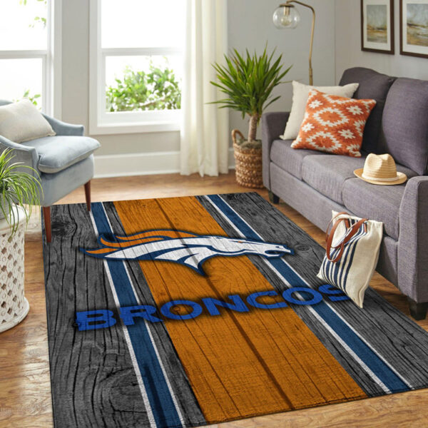 Denver Broncos Rug Living Room Rug Floor Rug Regtangle Carpet