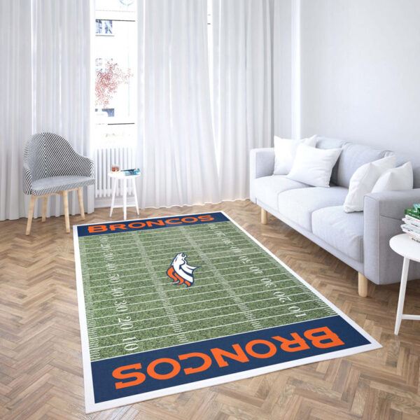 Denver Broncos Rug Living Room Rug Floor Rug Regtangle Carpet