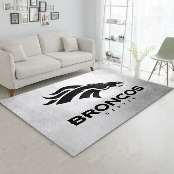 Denver Broncos Rug Living Room Rug Floor Rug Regtangle Carpet