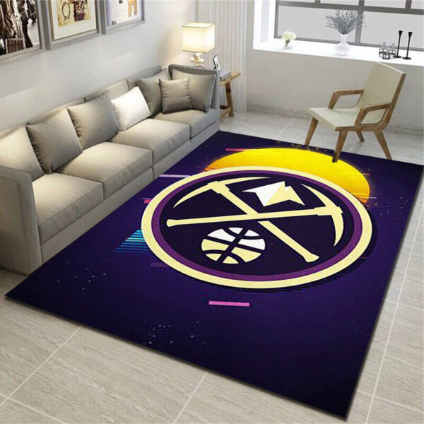 Denver Nuggets Rug Living Room Carpet Regtangle Carpet Floor Decor