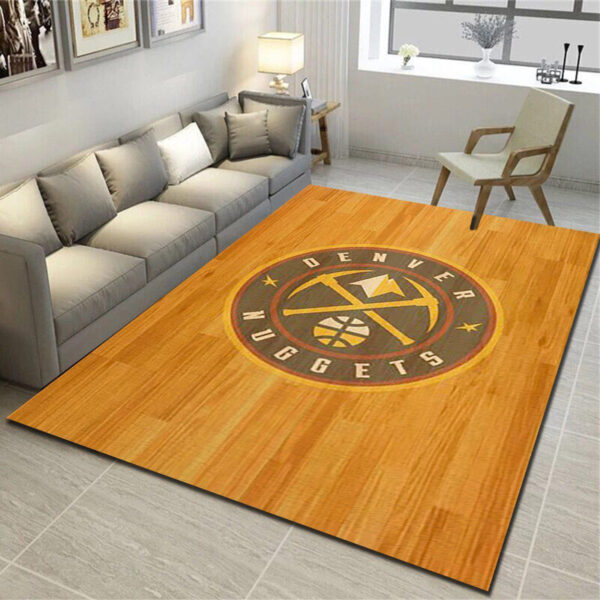 Denver Nuggets Rug Living Room Carpet Regtangle Carpet Floor Decor