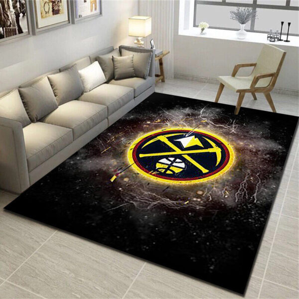 Denver Nuggets Rug Living Room Carpet Regtangle Carpet Floor Decor