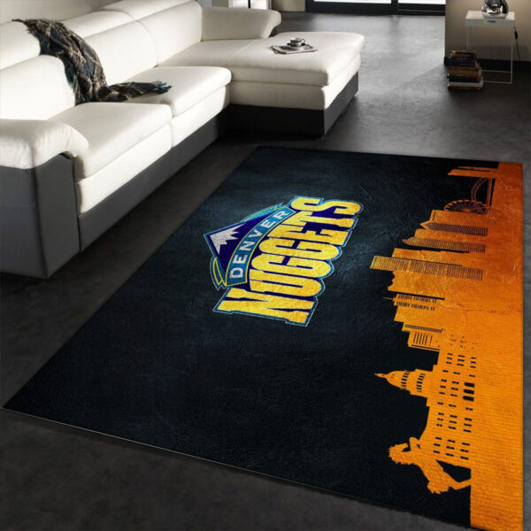 Denver Nuggets Rug Living Room Carpet Regtangle Carpet Floor Decor