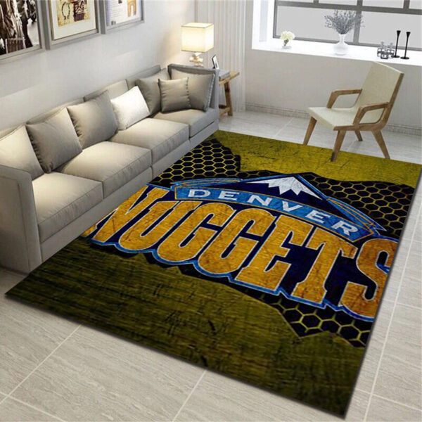 Denver Nuggets Rug Living Room Carpet Regtangle Carpet Floor Decor