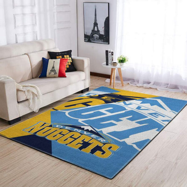 Denver Nuggets Rug Living Room Carpet Regtangle Carpet Floor Decor