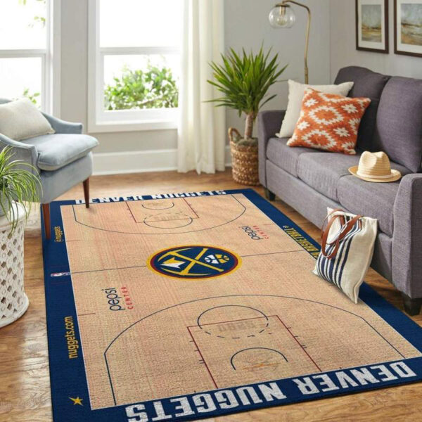Denver Nuggets Rug Living Room Carpet Regtangle Carpet Floor Decor
