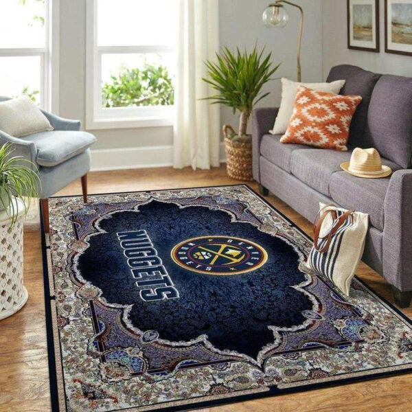 Denver Nuggets Rug Living Room Carpet Regtangle Carpet Floor Decor