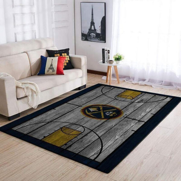 Denver Nuggets Rug Living Room Carpet Regtangle Carpet Floor Decor