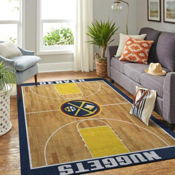 Denver Nuggets Rug Living Room Carpet Regtangle Carpet Floor Decor