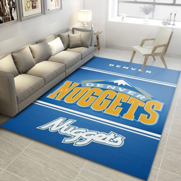 Denver Nuggets Rug Living Room Carpet Regtangle Carpet Floor Decor