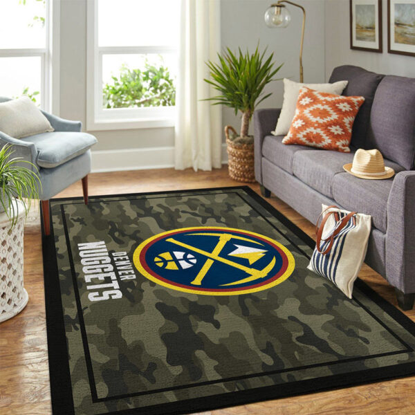Denver Nuggets Rug Living Room Carpet Regtangle Carpet Floor Decor