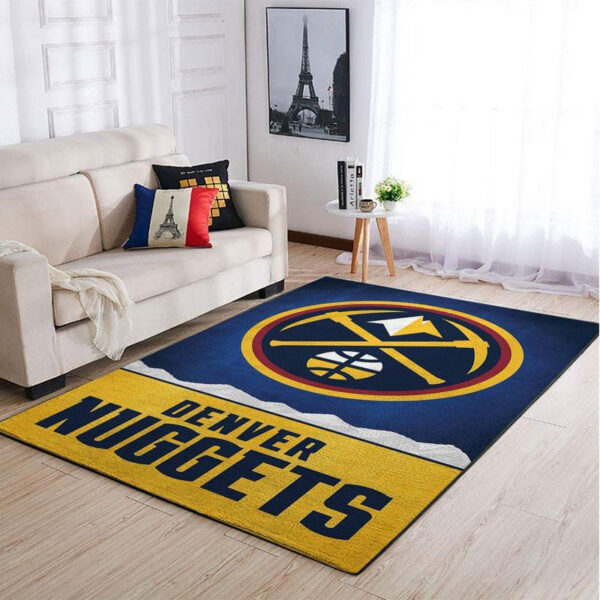 Denver Nuggets Rug Living Room Carpet Regtangle Carpet Floor Decor