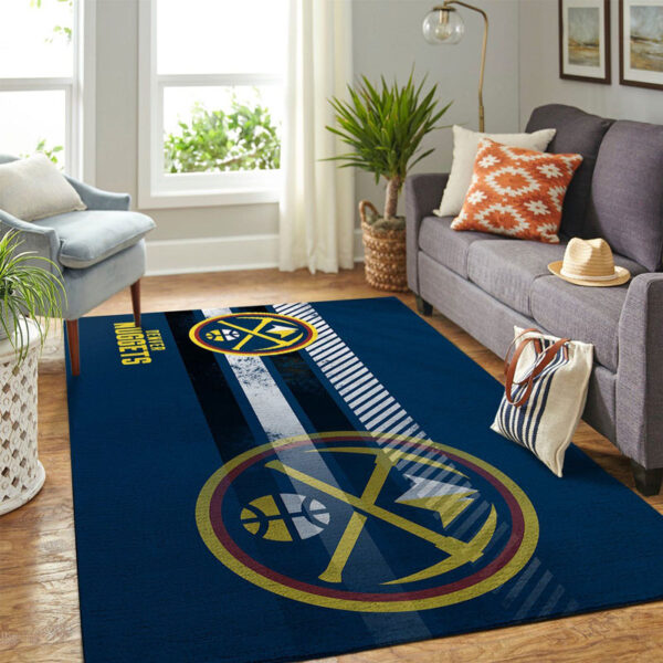 Denver Nuggets Rug Living Room Carpet Regtangle Carpet Floor Decor