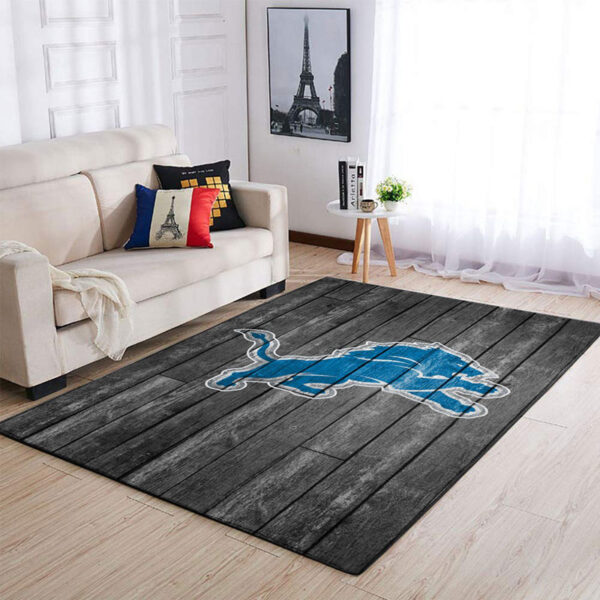 Detroit Lions Area Rug Bath Rug Floor Rug Regtangle Carpet