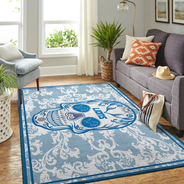 Detroit Lions Carpet Living Room Rug Floor Rug Regtangle Carpet
