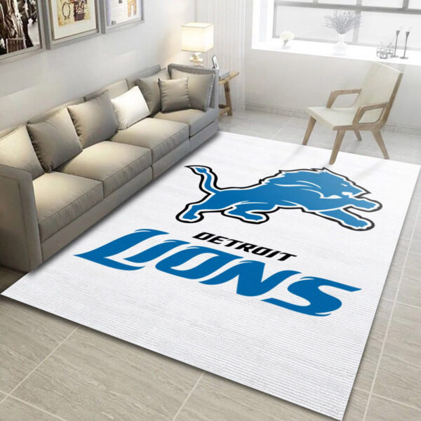 Detroit Lions Rug Living Room Rug Floor Rug Regtangle Carpet