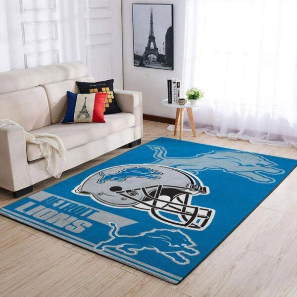 Detroit Lions Rug Living Room Rug Floor Rug Regtangle Carpet