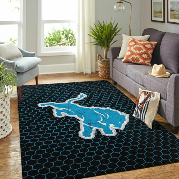 Detroit Lions Rugs Living Room Rug Floor Rug Regtangle Carpet
