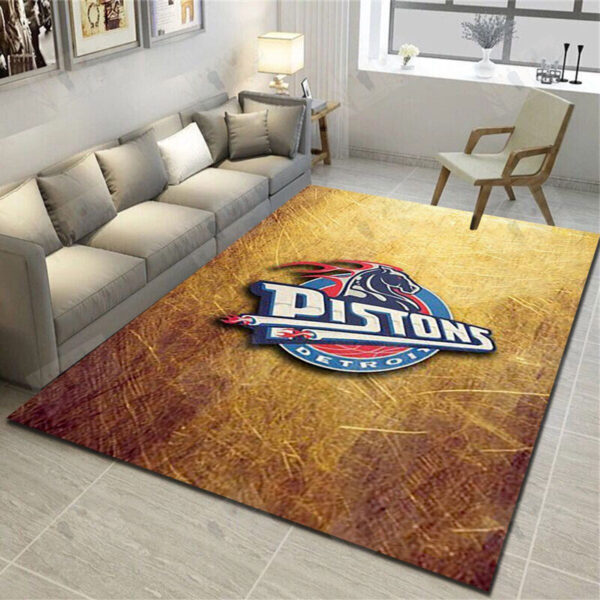 Detroit Pistons Rug Living Room Carpet Regtangle Carpet Floor Decor