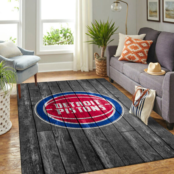 Detroit Pistons Rug Living Room Carpet Regtangle Carpet Floor Decor
