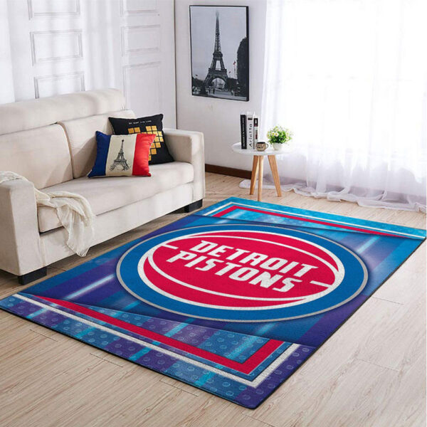 Detroit Pistons Rug Living Room Carpet Regtangle Carpet Floor Decor