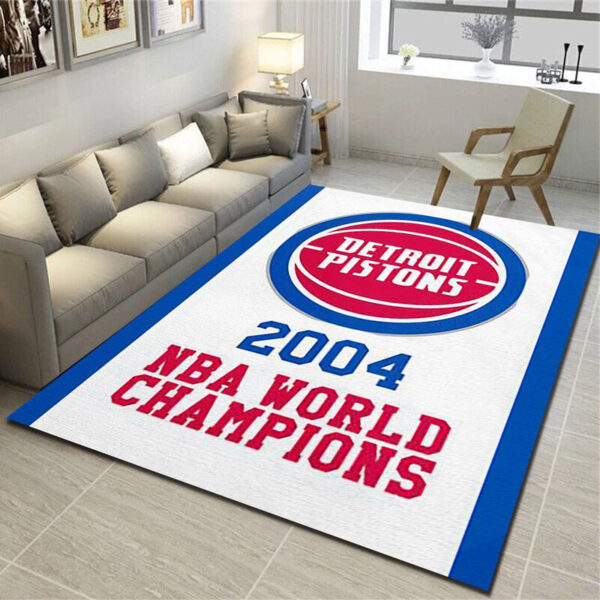 Detroit Pistons Rug Living Room Carpet Regtangle Carpet Floor Decor