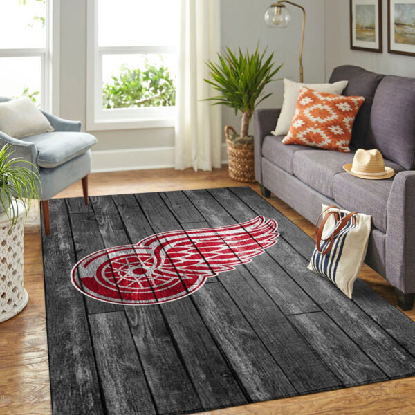 Detroit Red Wings Rug Living Room Carpet Regtangle Carpet Floor Decor