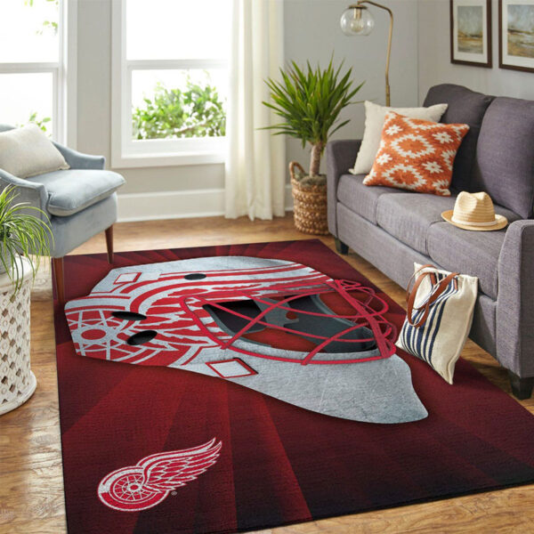 Detroit Red Wings Rug Living Room Carpet Regtangle Carpet Floor Decor