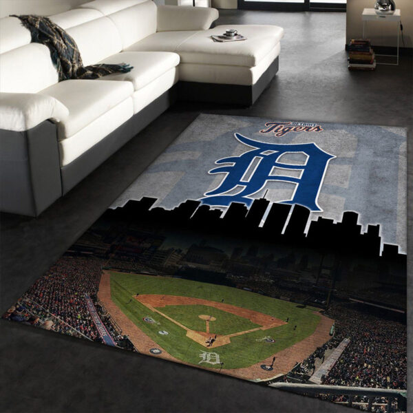Detroit Tigers Rug Living Room Carpet Regtangle Carpet Floor Decor