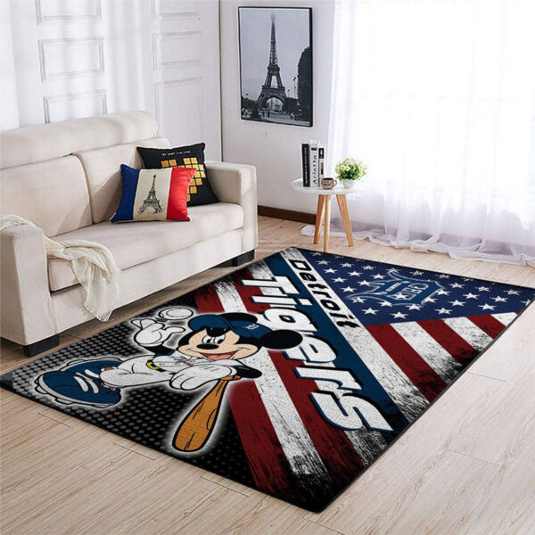 Detroit Tigers Rug Living Room Carpet Regtangle Carpet Floor Decor