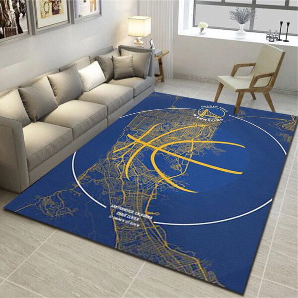 Golden State Warriors Rug Living Room Carpet Regtangle Carpet Floor Decor