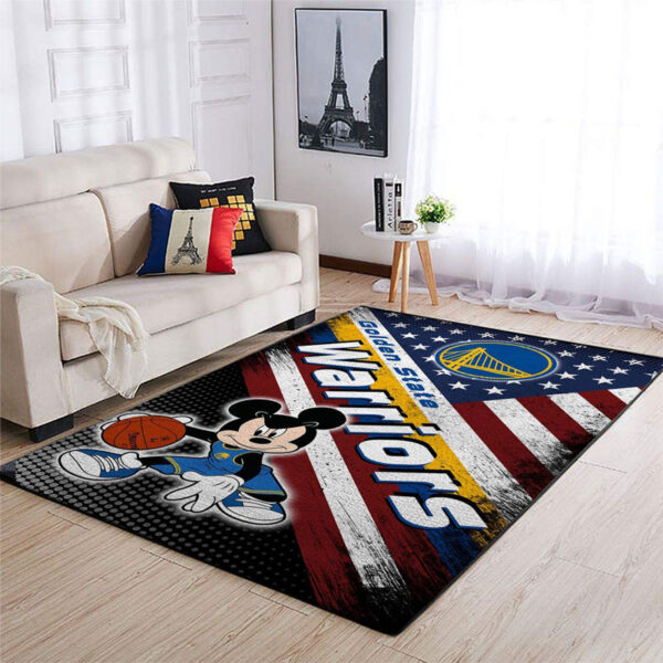 Golden State Warriors Rug Living Room Carpet Regtangle Carpet Floor Decor