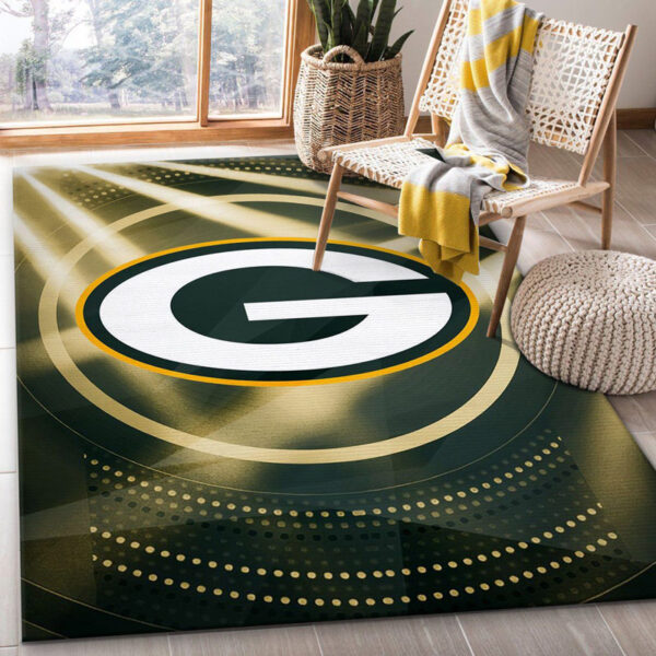 Green Bay Packers Area Rug Bath Rug Floor Rug Regtangle Carpet