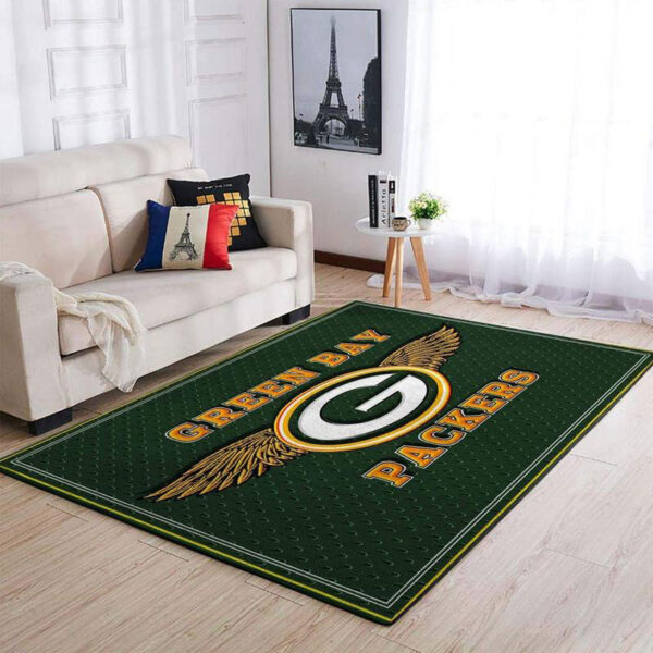 Green Bay Packers Area Rug Living Room Rug Floor Rug Regtangle Carpet