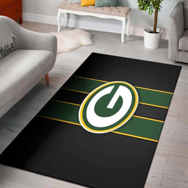 Green Bay Packers Rug Bath Rug Floor Rug Regtangle Carpet
