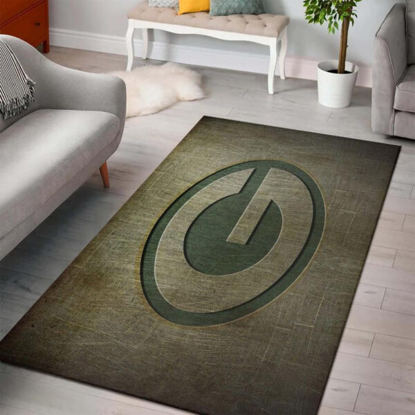 Green Bay Packers Rug Bath Rug Floor Rug Regtangle Carpet