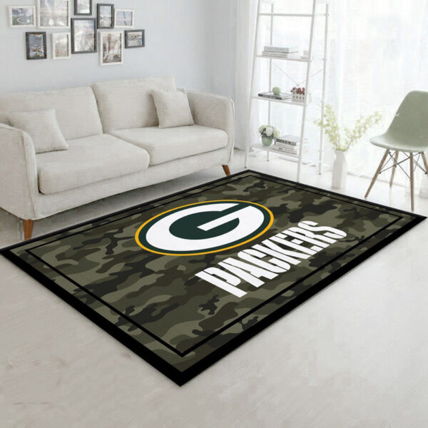 Green Bay Packers Rug Living Room Rug Floor Rug Regtangle Carpet