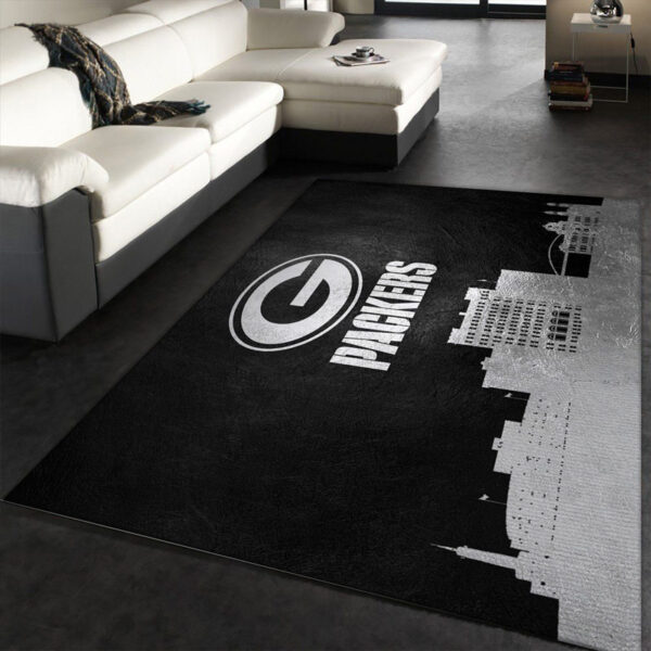 Green Bay Packers Rugs Bath Rug Floor Rug Regtangle Carpet