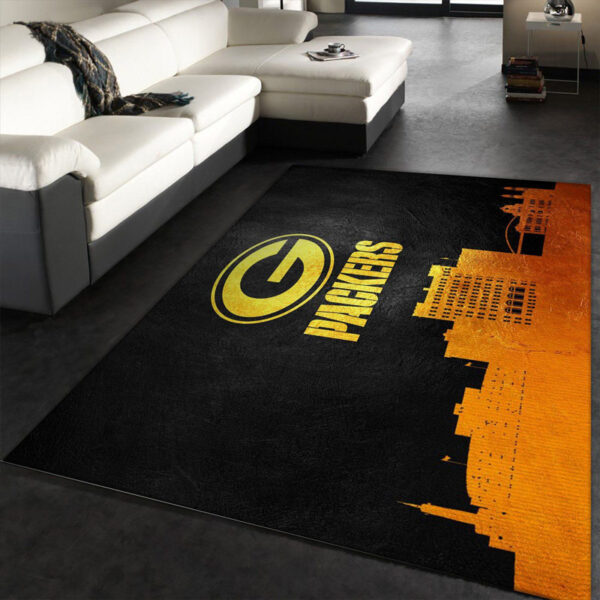 Green Bay Packers Rugs Bath Rug Floor Rug Regtangle Carpet
