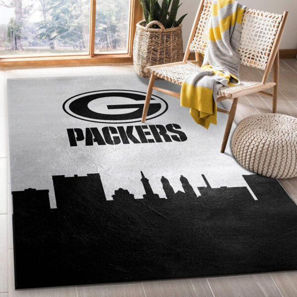 Green Bay Packers Rugs Bath Rug Floor Rug Regtangle Carpet