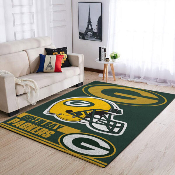 Green Bay Packers Rugs Living Room Rug Floor Rug Regtangle Carpet