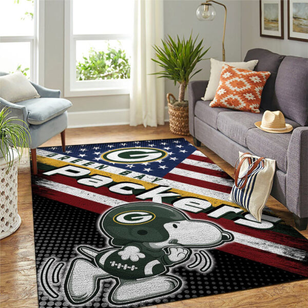 Green Bay Packers Rugs Living Room Rug Floor Rug Regtangle Carpet