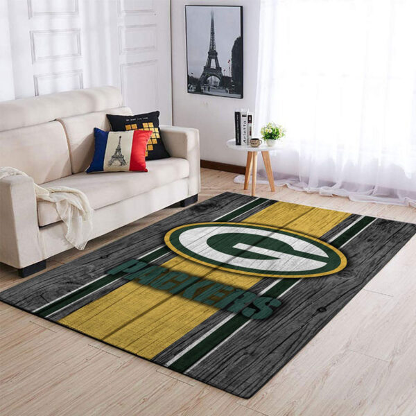 Green Bay Packers Rugs Living Room Rug Floor Rug Regtangle Carpet