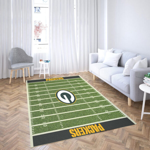 Green Bay Packers Rugs Living Room Rug Floor Rug Regtangle Carpet