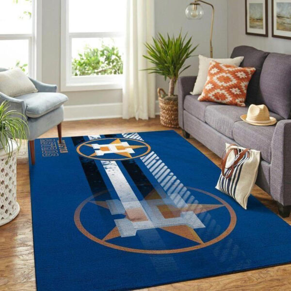 Houston Astros Rug Living Room Carpet Regtangle Carpet Floor Decor