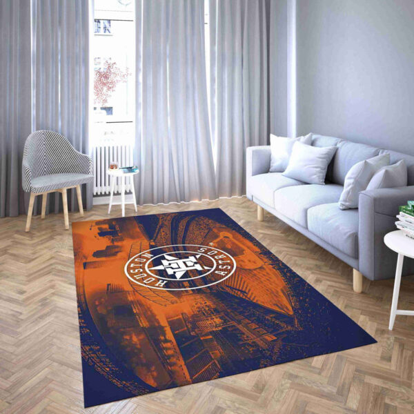 Houston Astros Rug Living Room Carpet Regtangle Carpet Floor Decor