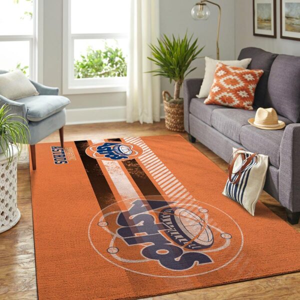 Houston Astros Rug Living Room Carpet Regtangle Carpet Floor Decor