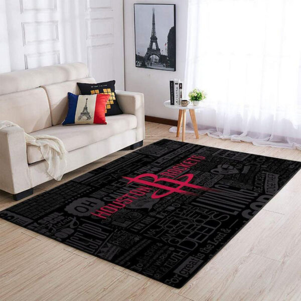 Houston Rockets Rug Living Room Carpet Regtangle Carpet Floor Decor